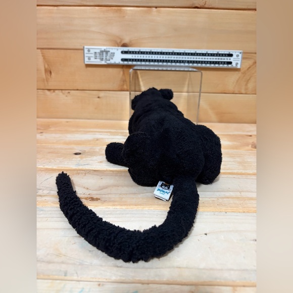 Jellycat Little Paris Black Panther Plush Stuffed Animal Toy Soft 12" Green Eyes - Picture 4 of 13